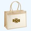 Cotton Pocket Jute Shopper Thumbnail
