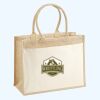 Cotton Pocket Jute Shopper Thumbnail