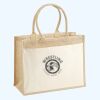 Cotton Pocket Jute Shopper Thumbnail