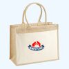 Cotton Pocket Jute Shopper Thumbnail