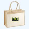 Cotton Pocket Jute Shopper Thumbnail