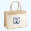 Cotton Pocket Jute Shopper Thumbnail