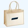 Cotton Pocket Jute Shopper Thumbnail