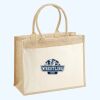 Cotton Pocket Jute Shopper Thumbnail