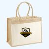 Cotton Pocket Jute Shopper Thumbnail