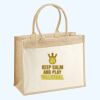 Cotton Pocket Jute Shopper Thumbnail