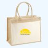 Cotton Pocket Jute Shopper Thumbnail