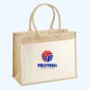 Cotton Pocket Jute Shopper Thumbnail