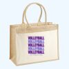 Cotton Pocket Jute Shopper Thumbnail