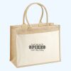 Cotton Pocket Jute Shopper Thumbnail
