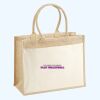 Cotton Pocket Jute Shopper Thumbnail