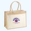 Cotton Pocket Jute Shopper Thumbnail