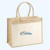 Cotton Pocket Jute Shopper Thumbnail
