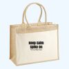 Cotton Pocket Jute Shopper Thumbnail