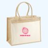 Cotton Pocket Jute Shopper Thumbnail