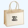 Cotton Pocket Jute Shopper Thumbnail