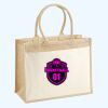 Cotton Pocket Jute Shopper Thumbnail