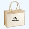Cotton Pocket Jute Shopper Thumbnail