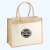 Cotton Pocket Jute Shopper Thumbnail