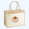 Cotton Pocket Jute Shopper Thumbnail
