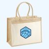 Cotton Pocket Jute Shopper Thumbnail