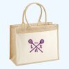 Cotton Pocket Jute Shopper Thumbnail