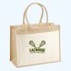 Cotton Pocket Jute Shopper Thumbnail
