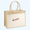 Cotton Pocket Jute Shopper Thumbnail