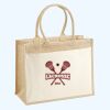 Cotton Pocket Jute Shopper Thumbnail