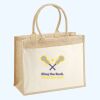 Cotton Pocket Jute Shopper Thumbnail