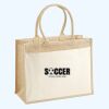 Cotton Pocket Jute Shopper Thumbnail