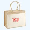 Cotton Pocket Jute Shopper Thumbnail