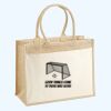Cotton Pocket Jute Shopper Thumbnail