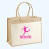Cotton Pocket Jute Shopper Thumbnail