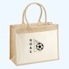 Cotton Pocket Jute Shopper Thumbnail