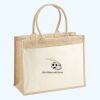 Cotton Pocket Jute Shopper Thumbnail