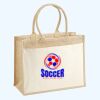 Cotton Pocket Jute Shopper Thumbnail
