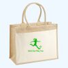 Cotton Pocket Jute Shopper Thumbnail