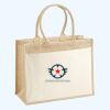 Cotton Pocket Jute Shopper Thumbnail