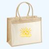 Cotton Pocket Jute Shopper Thumbnail