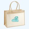 Cotton Pocket Jute Shopper Thumbnail