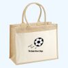 Cotton Pocket Jute Shopper Thumbnail