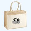 Cotton Pocket Jute Shopper Thumbnail