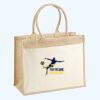Cotton Pocket Jute Shopper Thumbnail