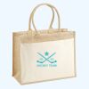 Cotton Pocket Jute Shopper Thumbnail