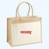 Cotton Pocket Jute Shopper Thumbnail