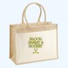 Cotton Pocket Jute Shopper Thumbnail