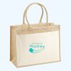 Cotton Pocket Jute Shopper Thumbnail