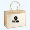 Cotton Pocket Jute Shopper Thumbnail