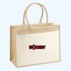 Cotton Pocket Jute Shopper Thumbnail